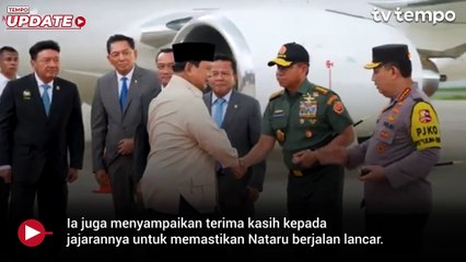 Pulang dari Mesir, Prabowo Langsung Rapat Terbatas Bahas Keamanan Nataru