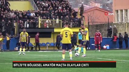 Olaylı maça polisten biber gazlı müdahale!