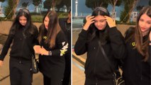 Aishwarya Rai & Aaradhya Bachchan Twin In Black At The Mumbai Airport - Coolest Mom-Daughter Duo!