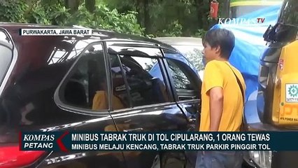 Mobil Tabrak Truk di Tol Cipularang, 1 Orang Tewas