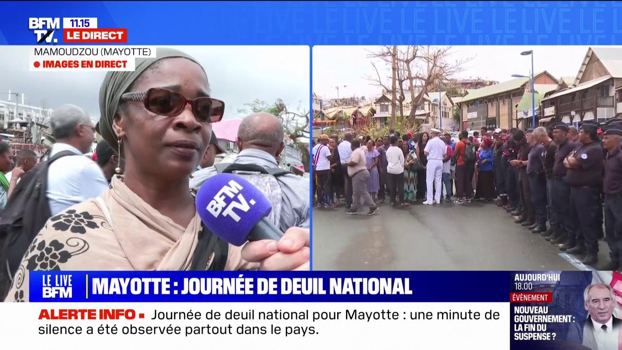 "On n'a pas encore assez d'aide": à Mamoudzou, les habitants traumatisés après le passage du cyclone Chido