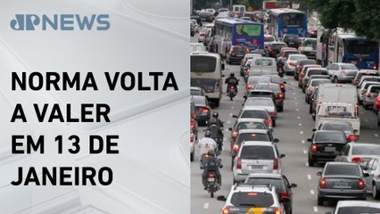Rodízio de veículos está suspenso em São Paulo