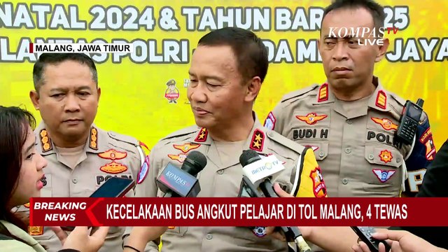 Terbaru! Kecelakaan Bus dan Truk di Tol Lawang, Satu Korban Meninggal Dunia