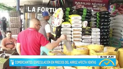 Comerciantes: especulación en precios del arroz afecta ventas | El Despertador