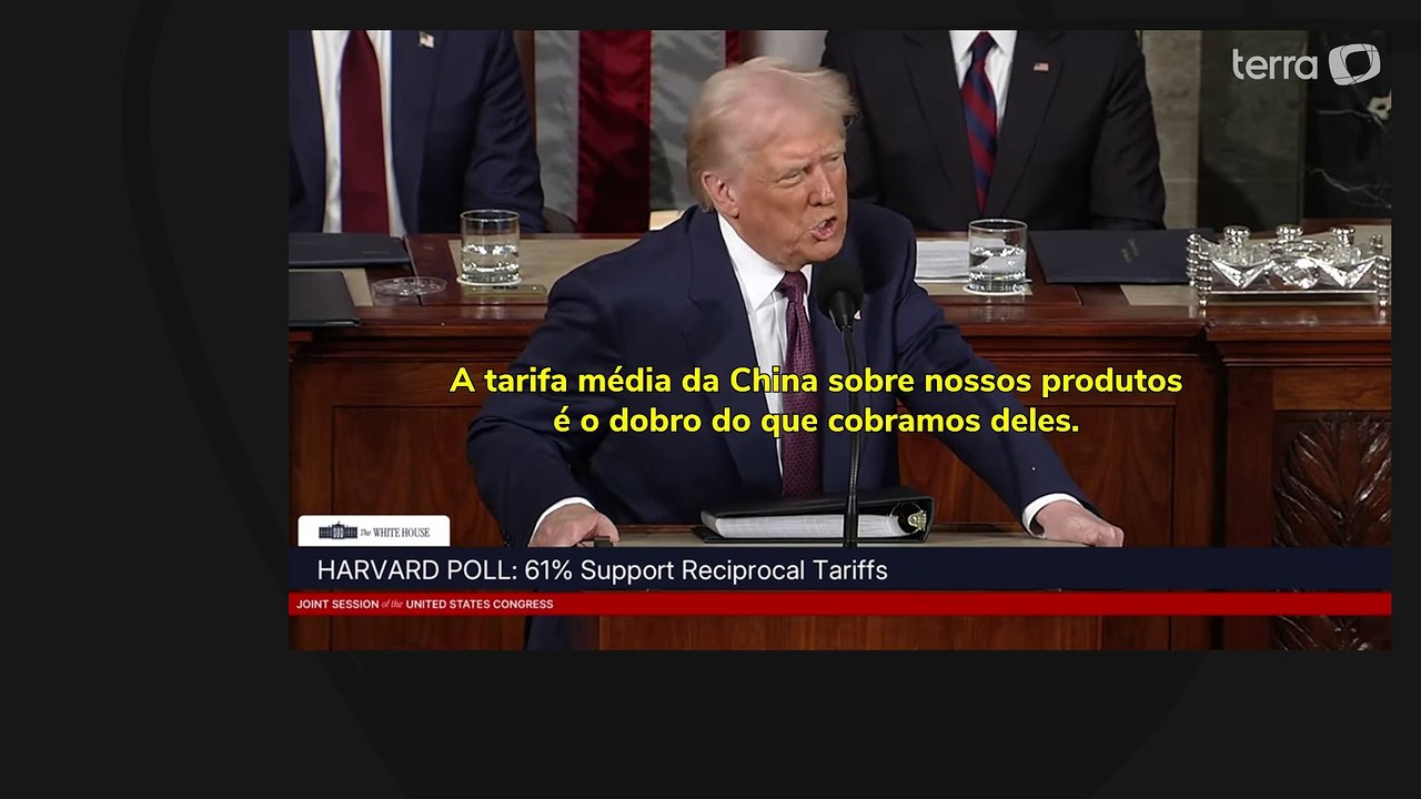 Trump defende taxas contra Brasil e outros países: 'Usaram tarifas contra nós por décadas'