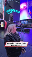 Birthday Surprise: Mum Sees Her Face on a Massive New York Billboard!