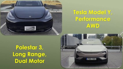 2025 Tesla Model Y, Performance AWD VS Polestar 3, Long Range, Dual Motor