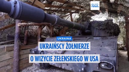 Ukraińscy żołnierze o wizycie Zełenskiego w USA