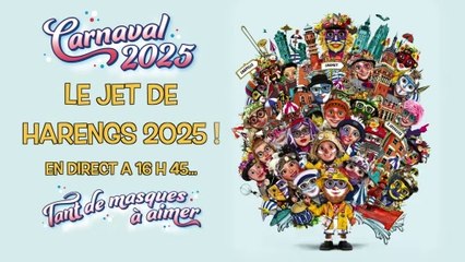 Replay : Le jet de harengs du carnaval de Dunkerque 2025 !