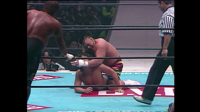 Kojima Satoshi and Nishimura Osamu vs Hiro Saito and Tenzan Hiroyoshi - IWGP Tag Team Challenger League Match (2/4/1996)