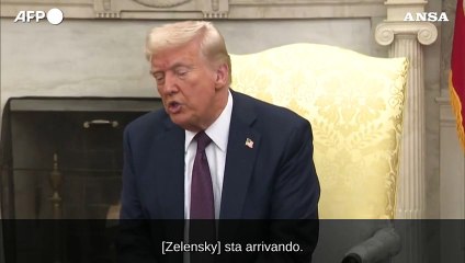 Trump: "Zelensky dittatore? L'ho detto io? Non posso crederci"