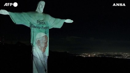 Papa ricoverato, dal Brasile l'incoraggiamento "del" Cristo redentore