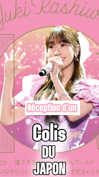 Jai recu mon colis du #japon dedans il y a le dvd et le bluray du concert de #yurikin pour ses 10 ans de carrière solo