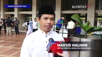 Inilah Suasana Masjid Istiqlal di Hari Kedua Bulan Ramadan: Bagikan 6500 Nasi Buka Puasa