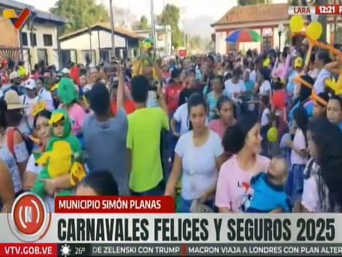 Lara | Mcpio. Salas estalló de colores y felicidad con la agenda prevista por los Carnavales 2025