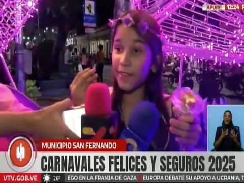 Familias apureñas disfrutaron en paz el desfile y comparsas por los Carnavales 2025