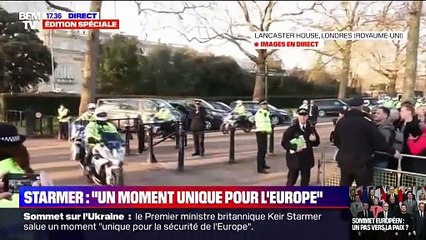 Volodymyr Zelensky quitte Lancaster House après le sommet sur l'Ukraine