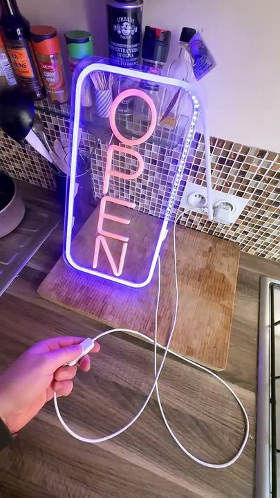 Je trouve un panneau Open
