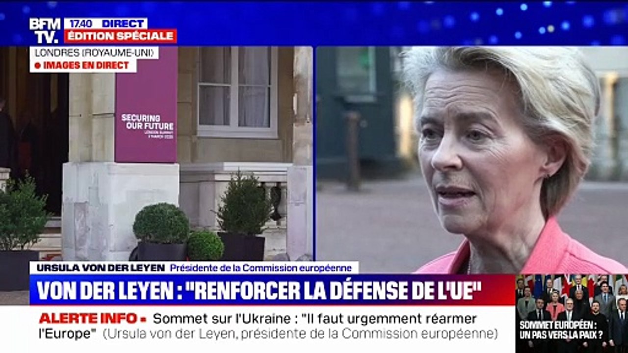 Ursula von der Leyen aux États-Unis: "Nous sommes prêts, avec vous, à défendre la démocratie"