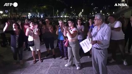 Buenos Aires, proteste durante il discorso di Milei sullo stato della nazione