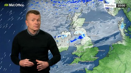 Met Office Morning Weather Forecast 03/03/2025 - Cloudy and damp in the north