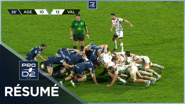 PRO D2 Saison 2024-2025 J22 - Résumé SU Agen - Valence Romans