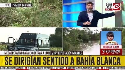 Habrían visto a Lian en Olavarría: circulaba en un vehículo con una mujer boliviana