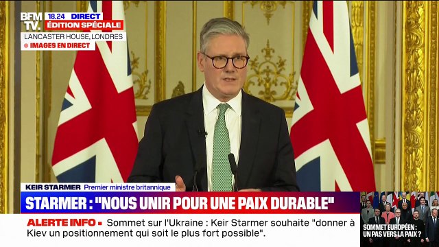 Envoi de troupes militaires en Ukraine: Pour préserver la paix, il faut être prêt à défendre cette paix , justifie Keir Starmer