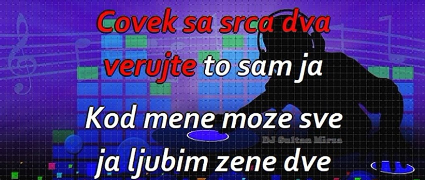 Čovek, sa srca dva - Šeki Turković (uživo karaoke)