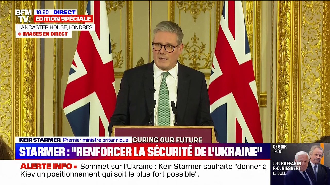 Aide à l'Ukraine: le point presse de Keir Starmer en intégralité