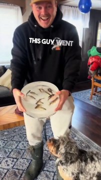 This guy went fishing and caught the coolest thing