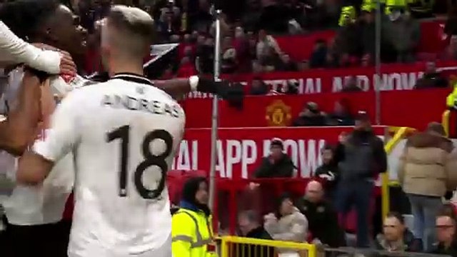 Man united vs fulham -GOAL - Calvin Bassey - Manchester United 0-1 Fulham- Fifth Round - Emirates FA Cup 2024-25