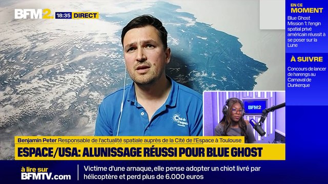 Alunissage réussi pour Blue Ghost: l'expertise de Benjamin Peter, de la Cité de l'Espace à Toulouse