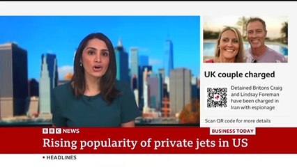 Why private jet popularity in the UK taking off | BBC News