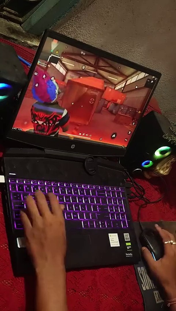 ⁣AAJAO 1VS1 🔥 LAPTOP PLAYER 🎯 FREEFIRE LAPTOP HANDCAM