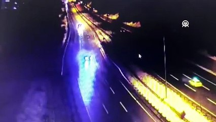 Eyüpsultan'da ATV sürücüsünün öldüğü kazanın görüntüleri ortaya çıktı