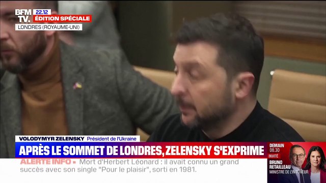 Volodymyr Zelensky, au sujet des États-Unis: Je pense que nos relations vont continuer
