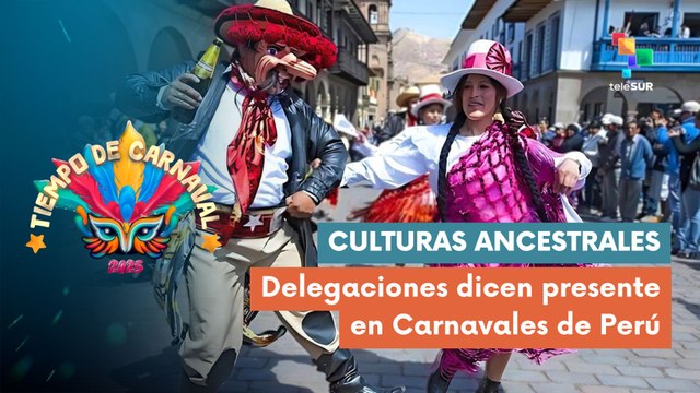 Cajamarca celebra concurso de comparsas