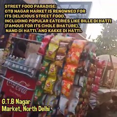 🌆 Exploring the vibrant market area of GTB Nagar, North Delhi 🛍️#MarketVibes