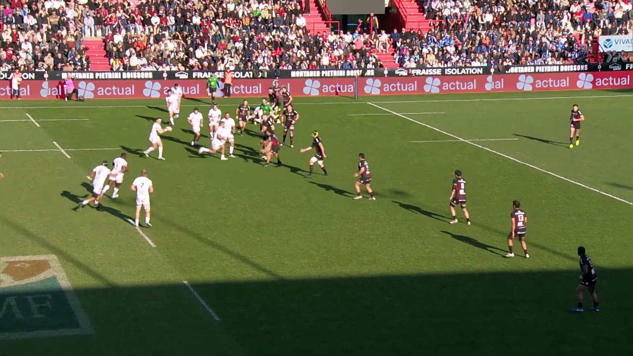 TOP 14 - Essai de Jack WILLIS (ST) - Stade Toulousain - RC Vannes