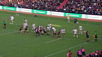 TOP 14 - Essai de Thomas LACOMBRE (ST) - Stade Toulousain - RC Vannes
