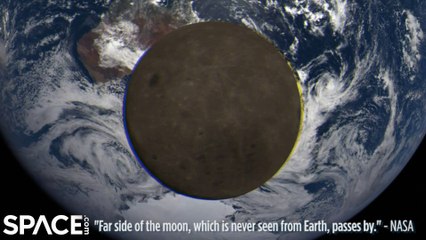 Far Side Of Moon Comes Between Spacecraft And Earth