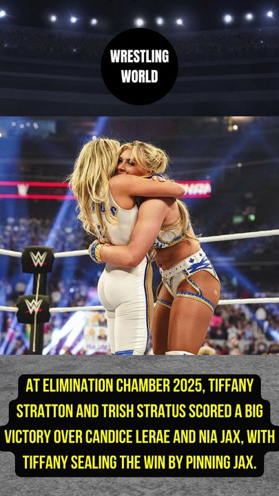 Tiffany Stratton & Trish Stratus emerged victorious.