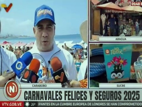 Carabobo | Vicemin. Juan Amarante indicó la amplia agenda recreativa prevista para los Carnavales 2025