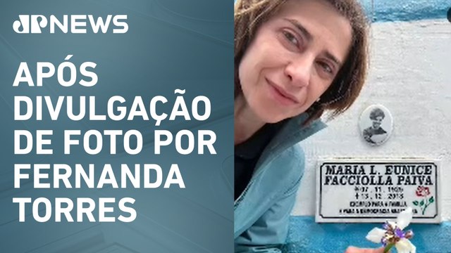 Túmulo de Eunice Paiva recebe visitantes