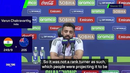 'Not a rank turner' - Chakravarthy as India put New Zealand in a spin