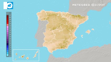 En los próximos días se esperan lluvias localmente fuertes y abundantes en España