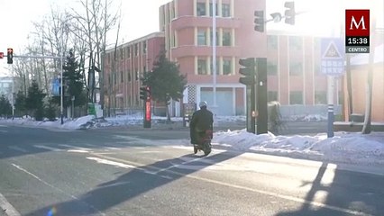 El norte y este de China sufren drásticos descensos de temperatura y condiciones extremas