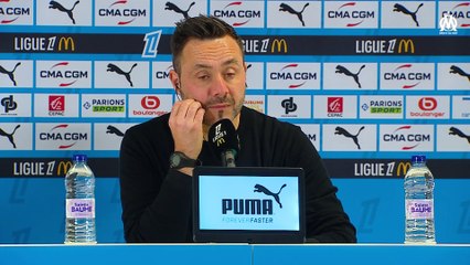 OM 2-0 Nantes : La réaction de Roberto De Zerbi