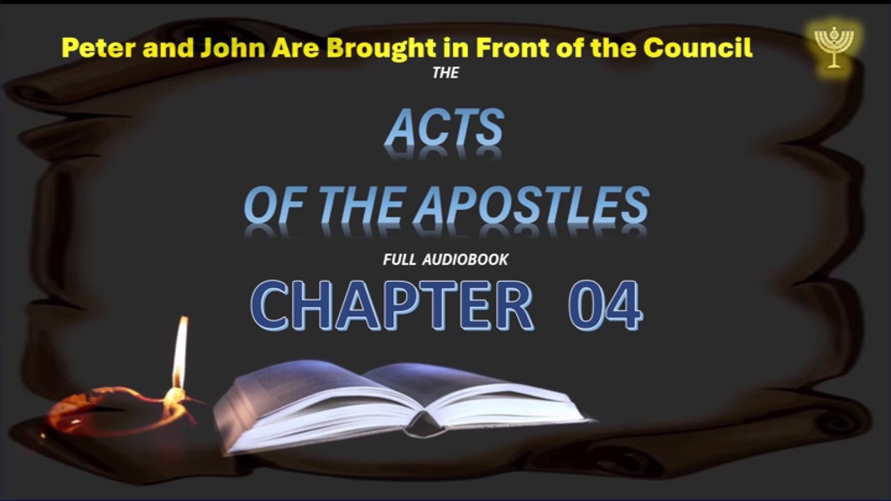 Holy bible The Acts of the apostles  1st part 1 to 14